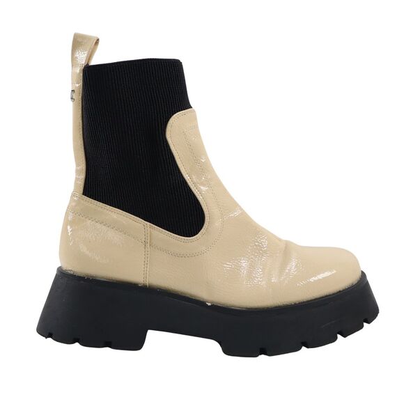 🔥Circus by Sam Edelman Leslie Lug Sole Chelsea Booties, Eggshell 6.5US MSRP$120 - Picture 1 of 10